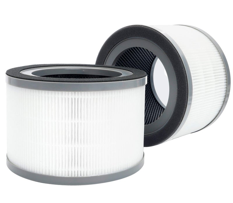 Flintar Vista 200 Replacement Filter, Compatible with LEVOIT Vista 200 Air Purifier Only, H13 Grade HEPA and Activated Carbon Filter Replacement, Part # Vista 200-RF, 2-Pack - Image 1
